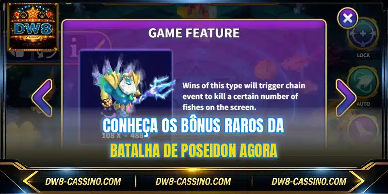 Conheça os bônus raros da Batalha de Poseidon agora