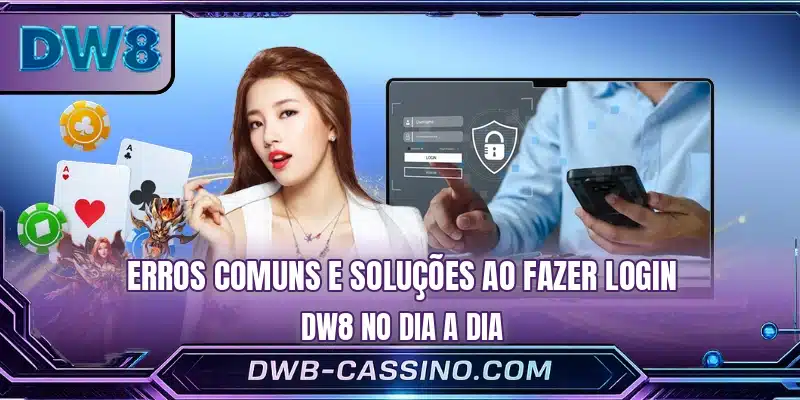 Erros comuns e soluções ao fazer Login DW8 no dia a dia