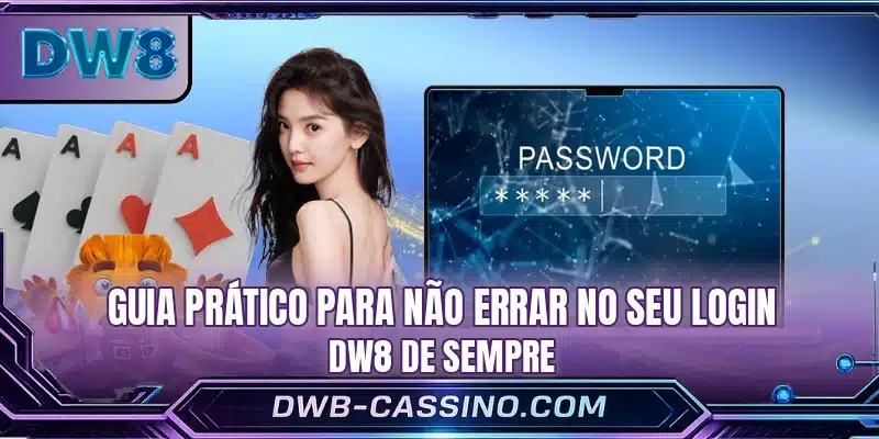 Guia prático para não errar no seu login DW8 de sempre