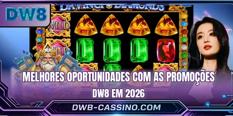 Melhores oportunidades com as promoções DW8 em 2026