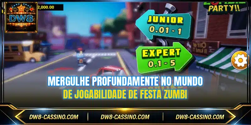 Mergulhe profundamente no mundo de jogabilidade de Festa Zumbi