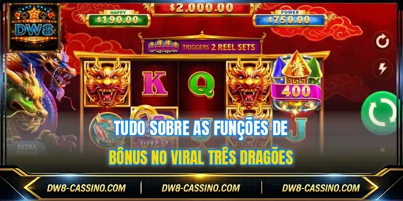 Tudo sobre as funções de bônus no viral Três Dragões