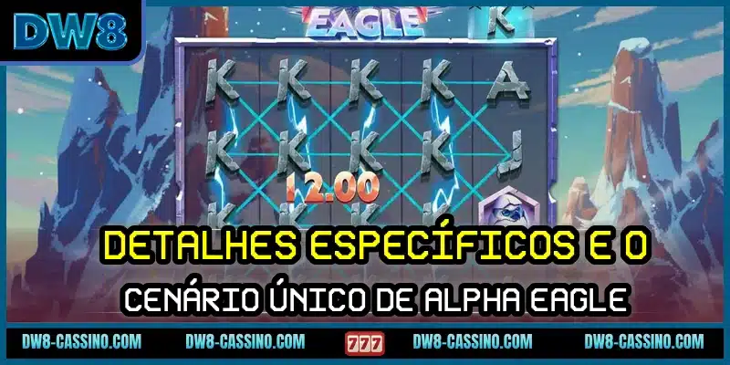 Detalhes específicos e o cenário único de Alpha Eagle