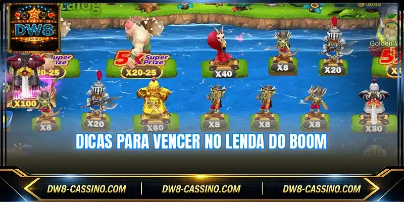Dicas para vencer no Lenda do Boom
