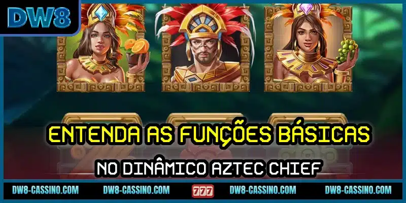 Entenda as funções básicas no dinâmico Aztec Chief