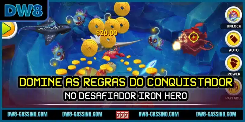 Domine as regras do conquistador no desafiador Iron Hero